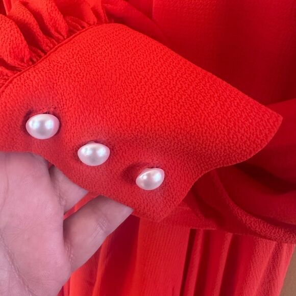 Meghan LA Lilypad Maxi Dress in Cherry Size XL - Picture 10 of 11